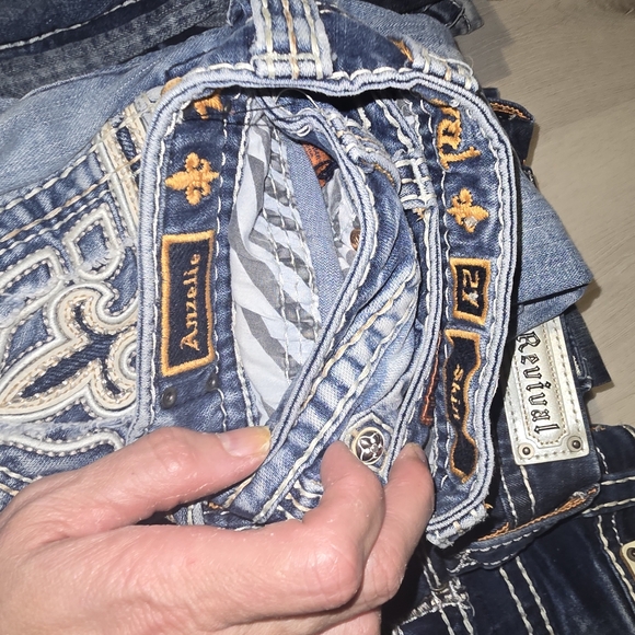 Rock Revival Jeans Price Is For Everything shown - Picture 2 of 16